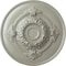 Ekena Millwork Monique Ceiling Medallion (Fits Canopies up to 3 3/4"), Hand-Painted Flash Copper, 13 3/4"OD x 1"P CM13MOFCS - alternate 1